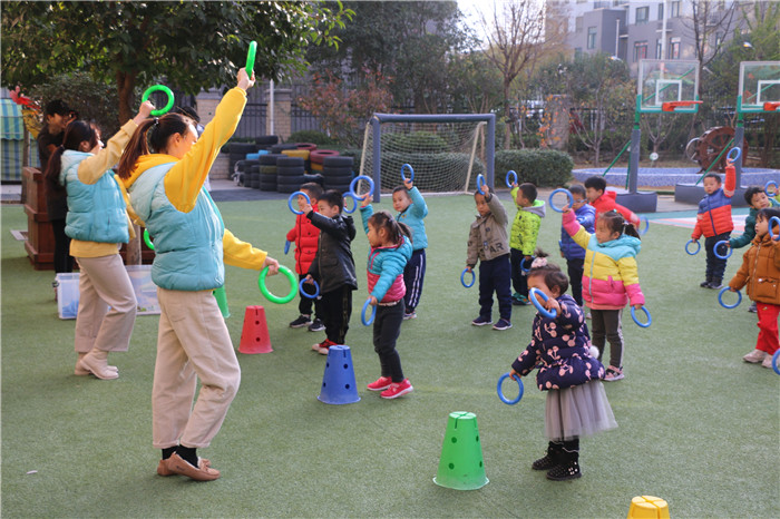 歷下區雁翔苑幼兒園開展幼兒早操展示活動